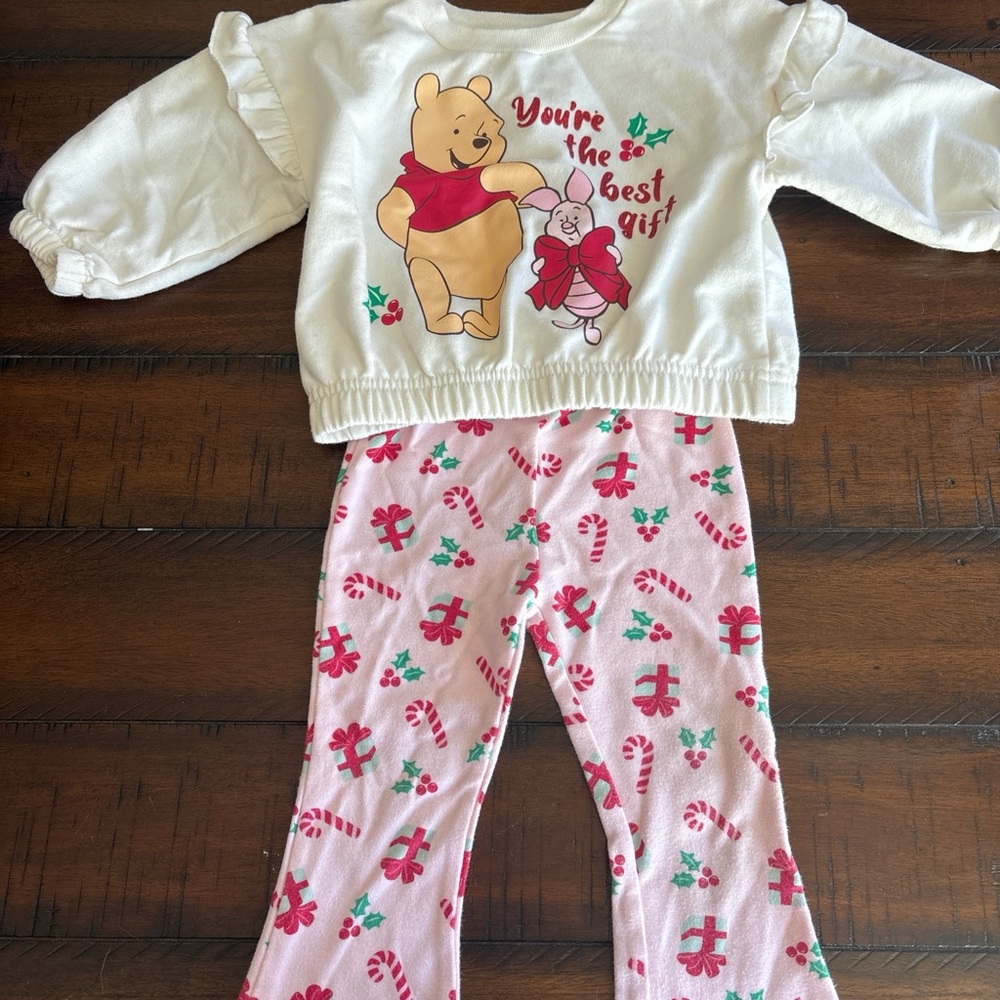 Pink Holiday Winne the Pooh Set